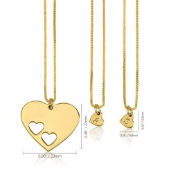 Mutter Tochter Halskette