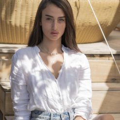 Brief Anhänger Halskette