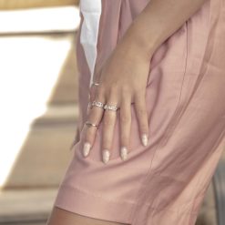 Stapelbarer Ring mit Namen