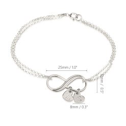 Personalisiertes Unendlichkeitsarmband