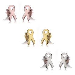 Brustkrebs Bewusstseins Ohrringe