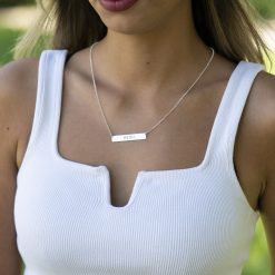 Personalisierte Bar Halskette