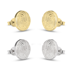 Fingerabdruck Ohrringe