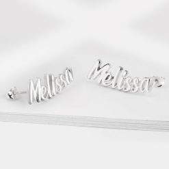 Gebogene Namensohrstecker