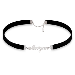 Halsband mit Namenskette