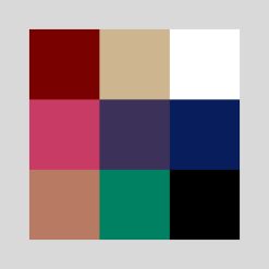 Personalisierte bunte Namenskette