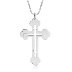 Griechische orthodoxe Kreuz Halskette