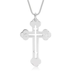 Griechische orthodoxe Kreuz Halskette
