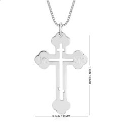 Griechische orthodoxe Kreuz Halskette