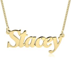 Stylische Namen Halskette