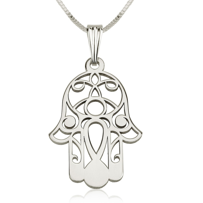 Hamsa Halskette - Hand der Fatima Halskette